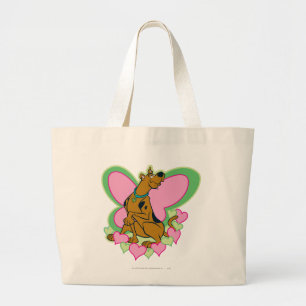 Bolsa Tote Grande Bonito Borboleta Scooby-Doo
