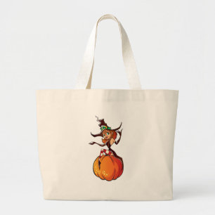 Bolsa Tote Grande Bonito Halloween