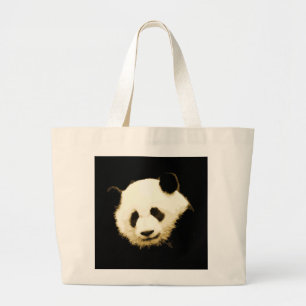 Bolsa Tote Grande Bonito Panda