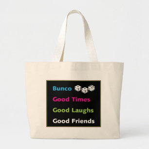 Bolsa Tote Grande bons amigos #2 do bunco