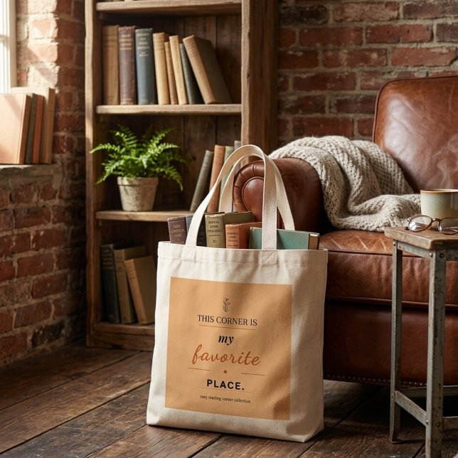 Bolsa Tote Grande Book Lover Tote Bag  (Criador carregado)