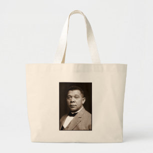 Bolsa Tote Grande Booker T. Washington O Acomodador Do Excelente