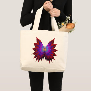 Bolsa Tote Grande Borboleta Asas Grande Saco de Toque