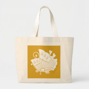 Bolsa Tote Grande Borboleta com asas abertas