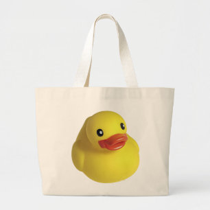 Bolsa Tote Grande Borracha Amarela Ducky