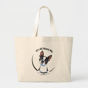 Bolsa Tote Grande Boston Terrier é tudo sobre mim