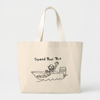 Bolsa Tote Grande Bot do barco da velocidade