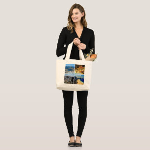 Bolsa Tote Grande BR Rio de Janeiro - praia de Botafogo - Carnaval -