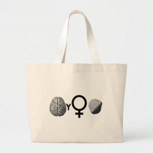 Bolsa Tote Grande Brainy Girls Rock!