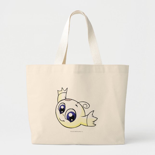 Bolsa Tote Grande Branco de Kiko (Frente)