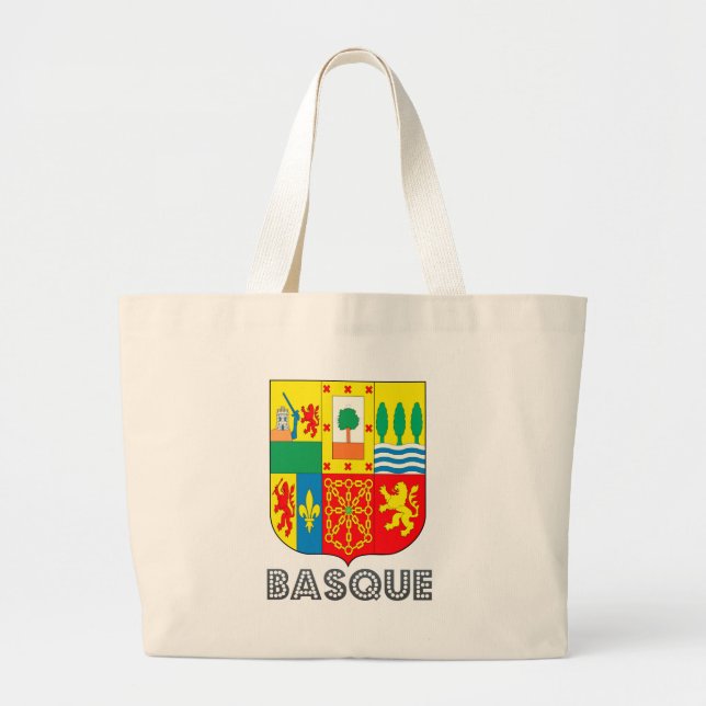 Bolsa Tote Grande Brasão Basque (Frente)