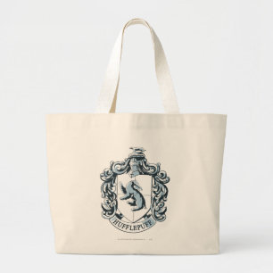 Bolsa Tote Grande Brasão da Lufa-Lufa Azul