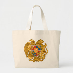 Bolsa Tote Grande Brasão de Arménia - emblema arménio
