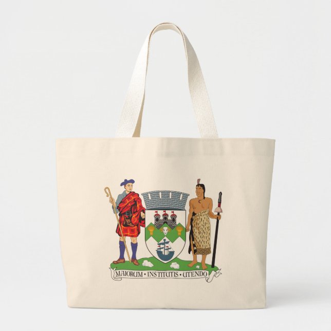 Bolsa Tote Grande Brasão de Dunedin (Frente)