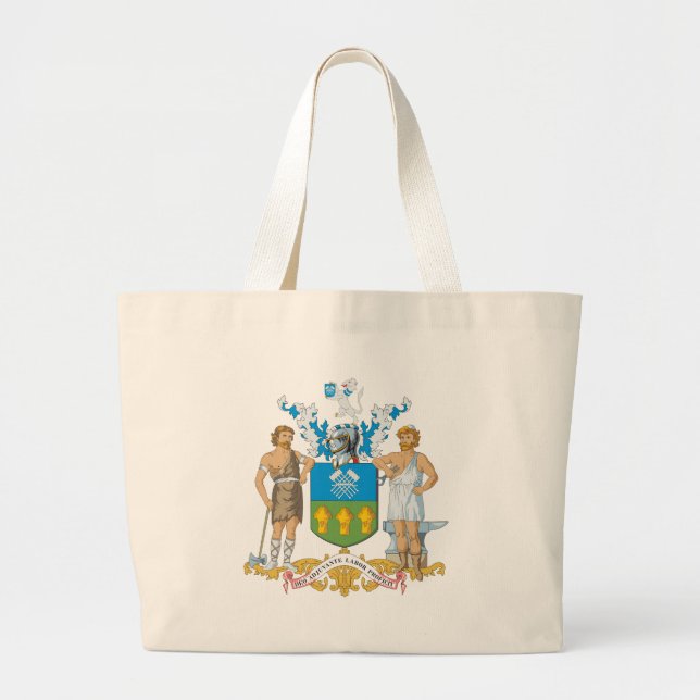 Bolsa Tote Grande Brasão de Sheffield (Frente)