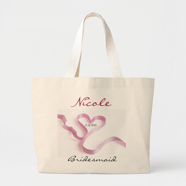 Bolsa Tote Grande Bridal Party Gifts Tote Bag (Frente)