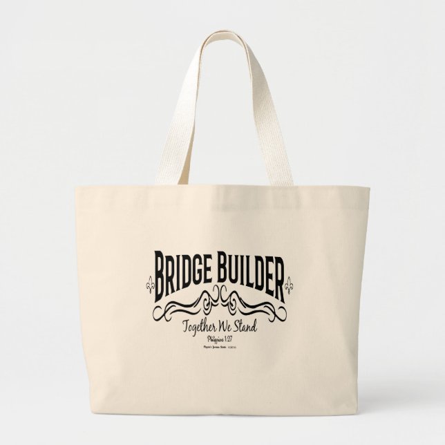 Bolsa Tote Grande Bridge Builder (Frente)