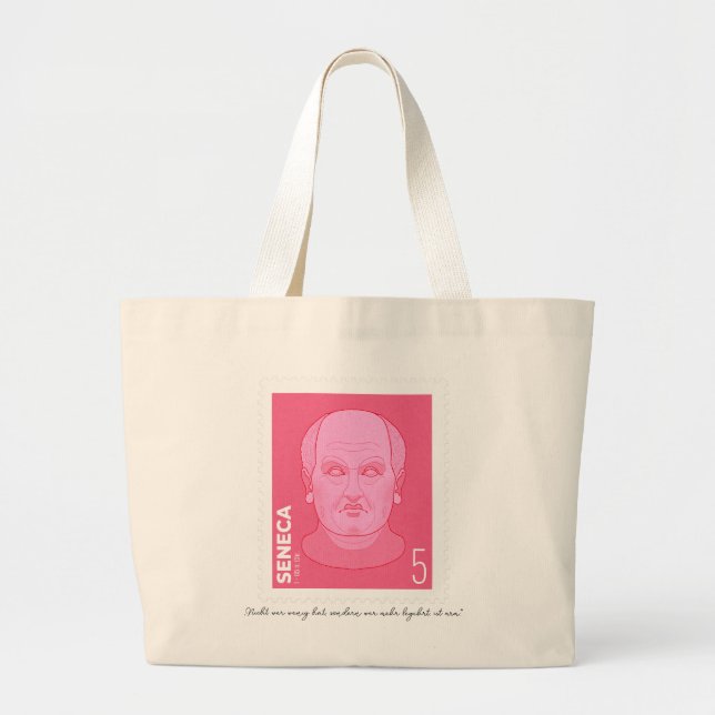 Bolsa Tote Grande Briefmarke Seneca -   (Frente)