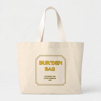 BOLSA TOTE GRANDE BRIGHT LEMON NATURAL COTTON JUMBO BUR'DEN -> LIMÃO
