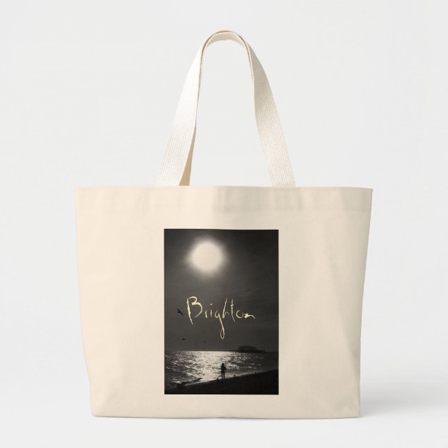 Bolsa Tote Grande Brighton Beach England (Frente)