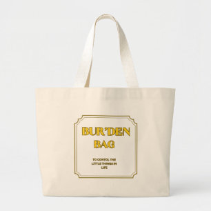 BOLSA TOTE GRANDE BRILHANTE LIMÃO ALGODÃO NATURAL JUMBO BUR'DEN