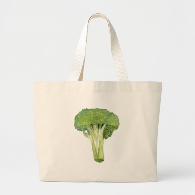 Bolsa Tote Grande brócolos (Frente)