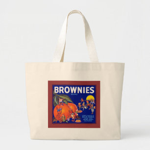 Bolsa Tote Grande Brownies Marca das Laranjas da Califórnia