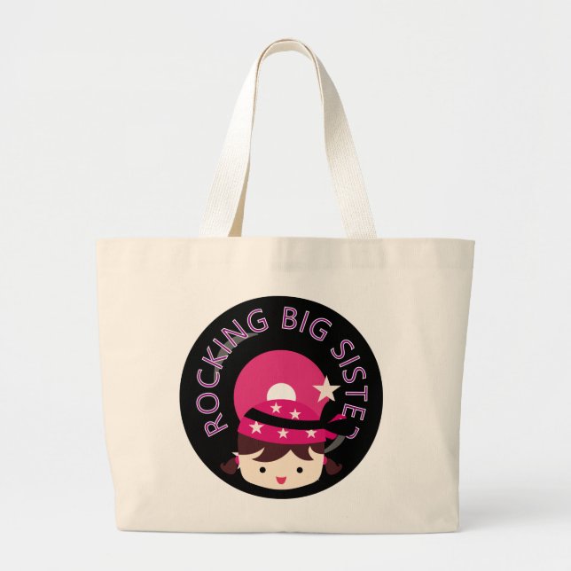 Bolsa Tote Grande Brunette Rocking Big Sister (Frente)