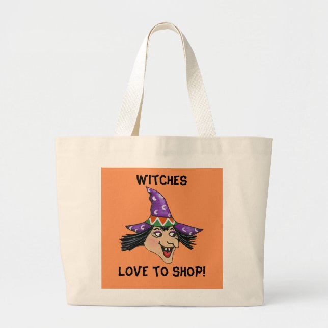 Bolsa Tote Grande Bruxa (Frente)