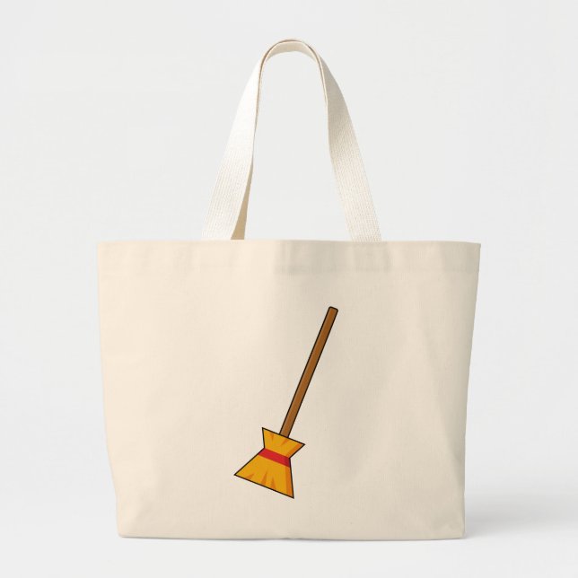 Bolsa Tote Grande Bruxa Broom (Frente)