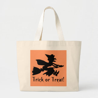 Bolsa Tote Grande BRUXA! Saco da doçura ou travessura