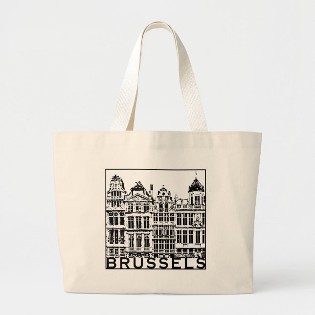 Bolsa Tote Grande Bruxelas (Frente)