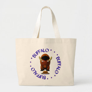 Bolsa Tote Grande Búfalo Fofo com Carne em Weck e Asas de Búfalo