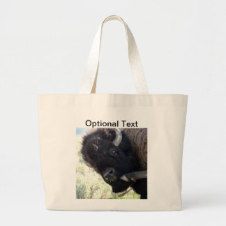 Bolsa Tote Grande Buffalo Americano no Parque Nacional de Yellowston