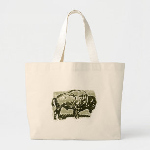 Bolsa Tote Grande Buffalo Art