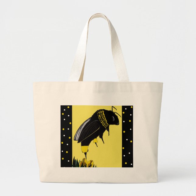 Bolsa Tote Grande Bumble Bee (Frente)