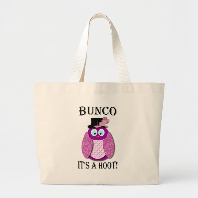 Bolsa Tote Grande Bunco - é uma buzina " (Frente)