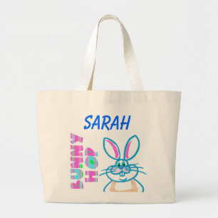 BOLSA TOTE GRANDE BUNNY ORIENTAL PERSONALIZADO TOTE BAG