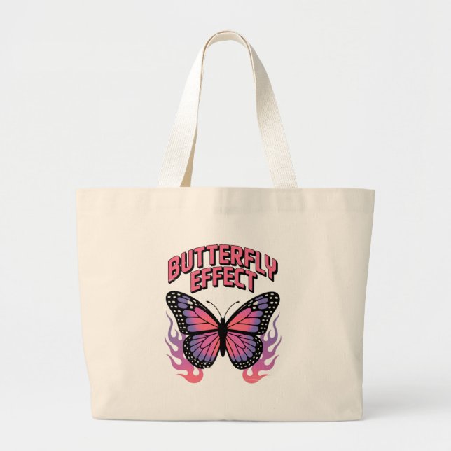 Bolsa Tote Grande Butterfly Effect (Frente)