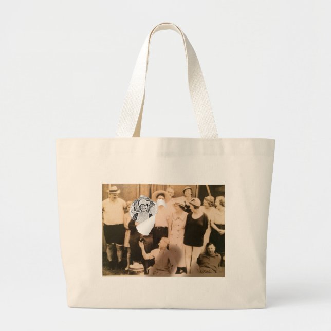 Bolsa Tote Grande Cabeça de Chowdah (Frente)