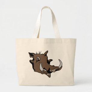 Bolsa Tote Grande Cabeça de Warthog