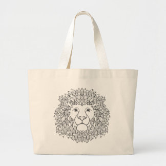 Bolsa Tote Grande Cabeça inspirada do leão