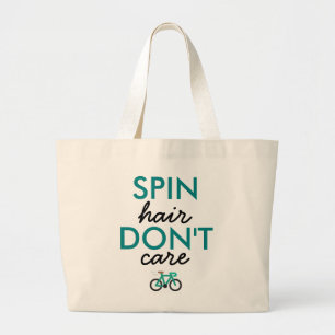 Bolsa Tote Grande Cabelo giratório Não se importe com o saco de fe