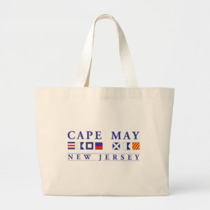 Bolsa Tote Grande Cabo May New Jersey