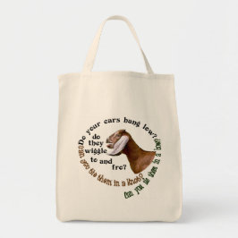 BOLSA TOTE GRANDE CABRA DE NUBIAN - SUAS ORELHAS PENDURAM BAIXO?