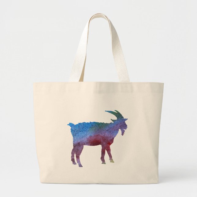Bolsa Tote Grande Cabras lavadas cor (Frente)