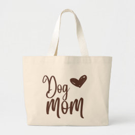 Bolsa Tote Grande Cachorro Castanho Mãe Grande Saco de Tote