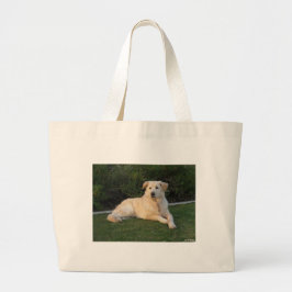 Bolsa Tote Grande Cachorro Relaxando