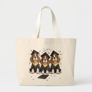 Bolsa Tote Grande Cães de Cães de Caça de Graduação