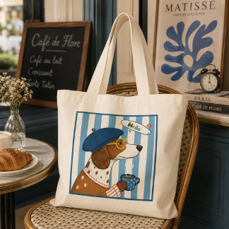 Bolsa Tote Grande Café Retriever Dourado Vintage Co Retro